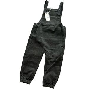 Quincy Mae Forest‎ Corduroy Cords Overall Jumpsuit Romper NWT 2-3 Y Unisex